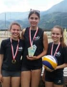v.l.n.r. Alina Bacher (5AP), Sandra Raffl (4B) und Sabrina Fleischmann (5B)